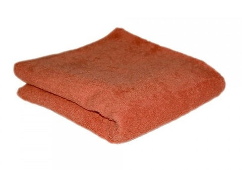HAIR TOOLS HAIRDRESSING TOWELS - TERRACOTTA (12)