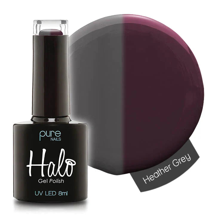 Gel Nail Polish Heather Grey 8ml