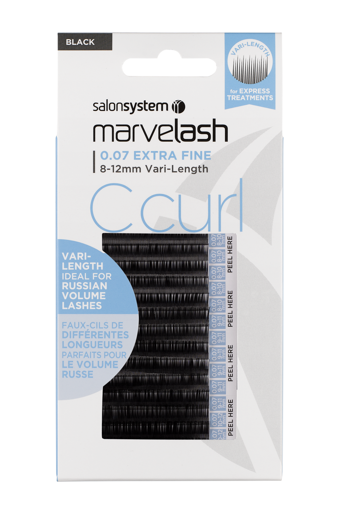 Marvelash Volume C Curl Lashes  0.07 Vari-Length