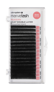 Marvelash Russian Lashes 0.07 Double Layer 8-12mm