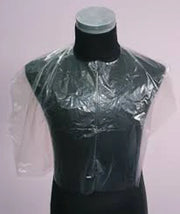DMI Disposable Poly Shoulder Capes - 100 Pack