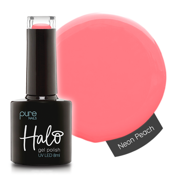 Gel Nail Polish Neon Peach 8ml