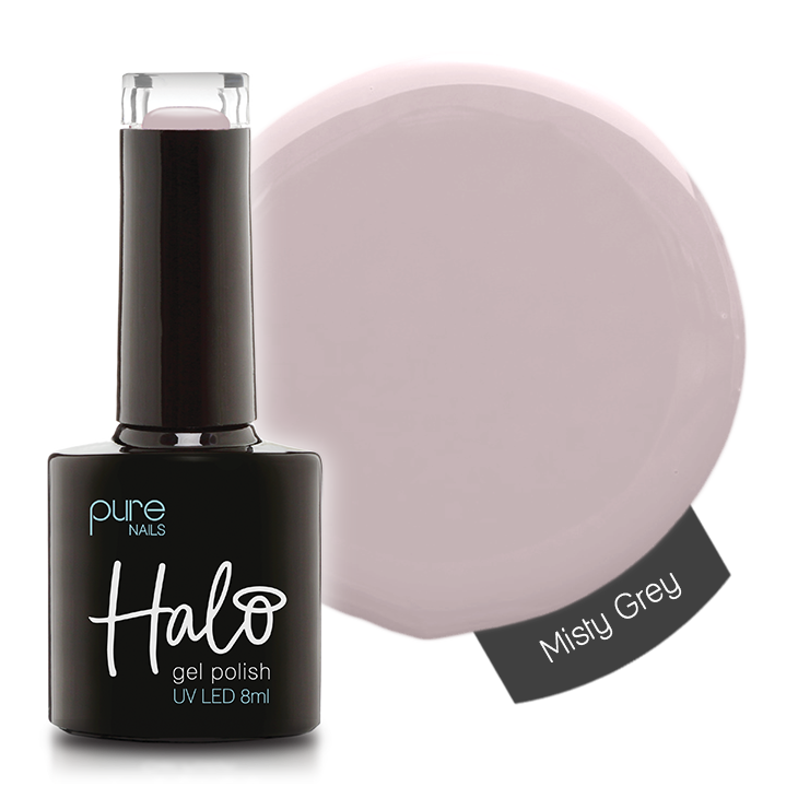 Gel Nail Polish Misty Grey 8ml