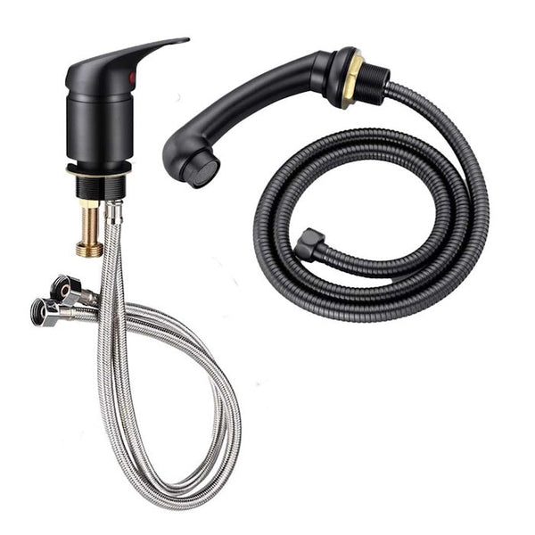 Complete Mixer Tap Set Black