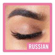 Marvelash Russian Lashes 0.07 3D Fans Assorted