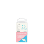 French White Assorted Nail Tips 50 Pack