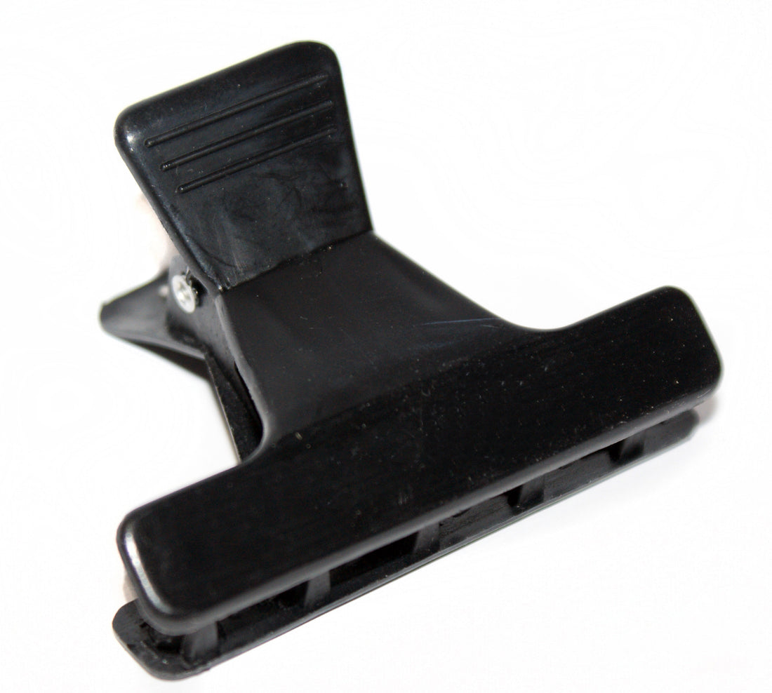Small Hair Clamps Black 12 Pack
