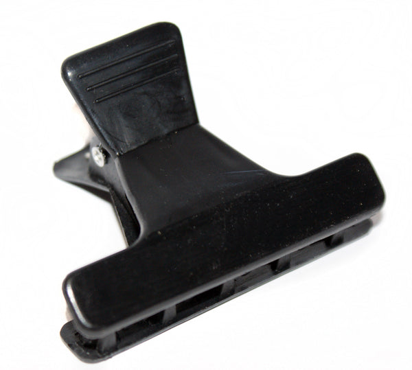 Small Hair Clamps Black 12 Pack