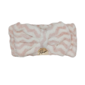Rawr Bow Makeup Headband - Pink Zig Zag