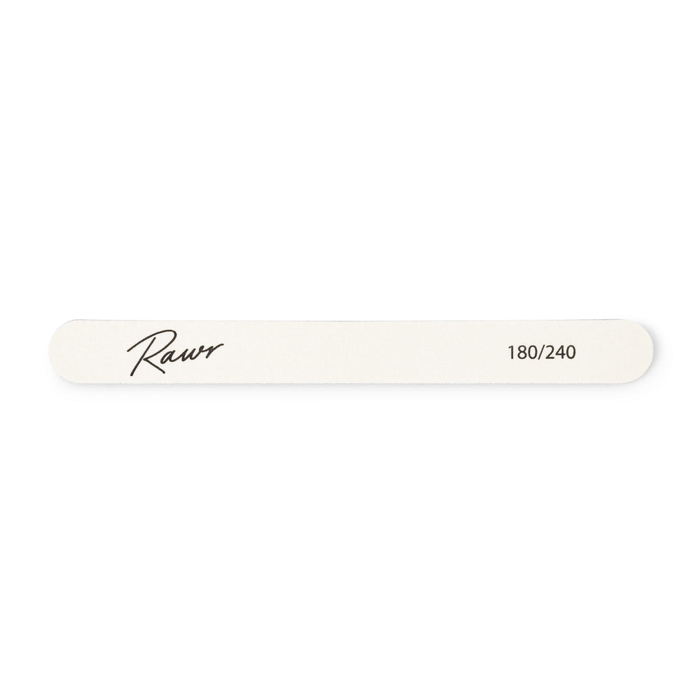 Rawr Nail FIle 180/240 - White
