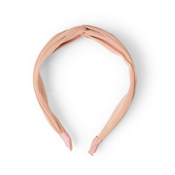 Rawr Satin Knotted Headband - Coral