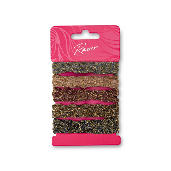 Rawr Glitter Lurex Hair Bobbles