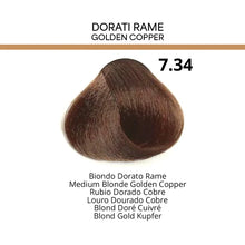 7.34 Medium Blonde Golden Copper