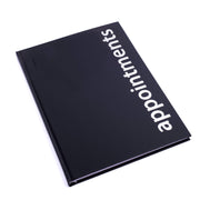 Appointment Book - Black