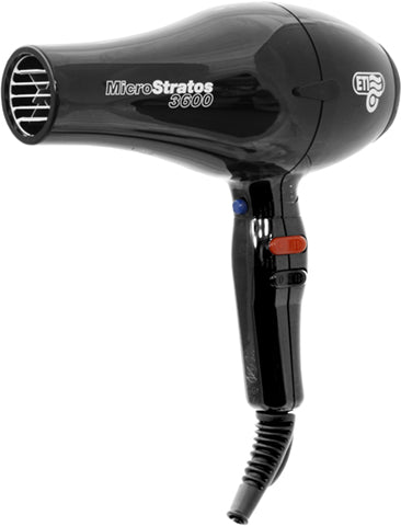 ETI Micro Stratos 3600 professional hair dryer black