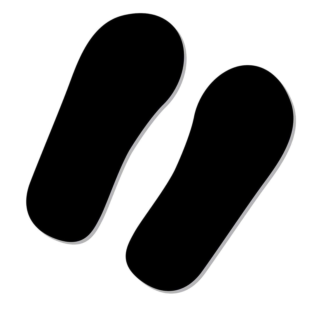 Sticky Feet 25 Pairs Black
