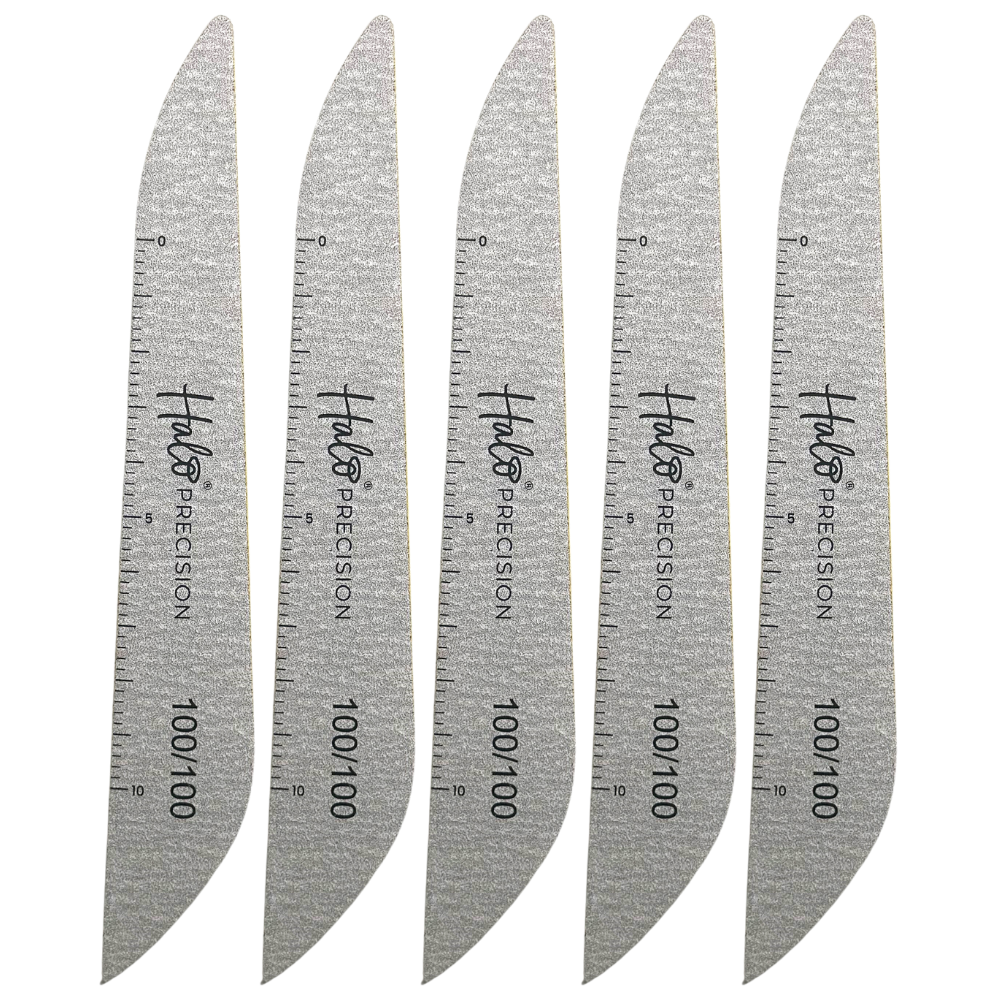 Halo Elite Precision Zebra Files 100/100 - 5 pack