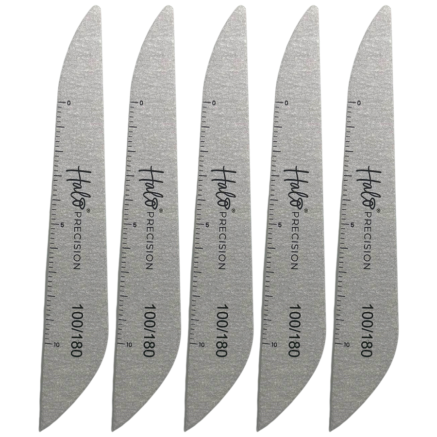 Halo Elite Precision Zebra Files 100/180 - 5 pack