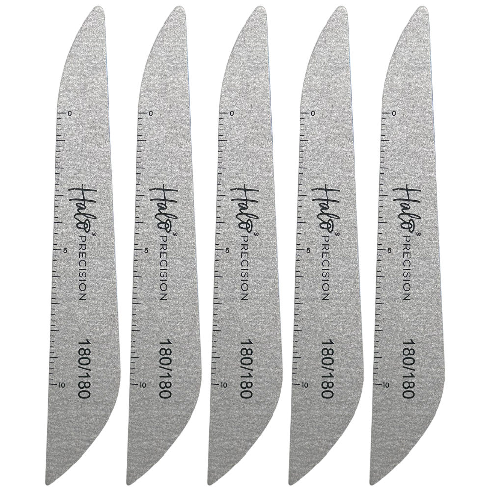 Halo Elite Precision Zebra Files 180/180 - 5 pack
