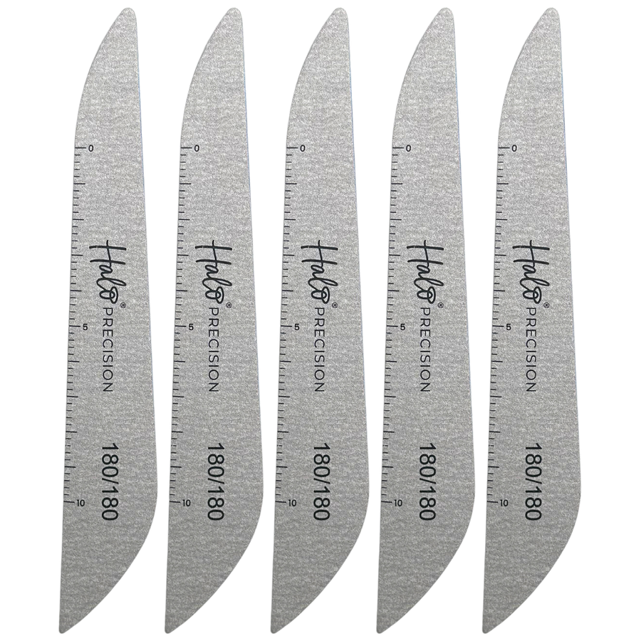 Halo Elite Precision Zebra Files 180/180 - 5 pack