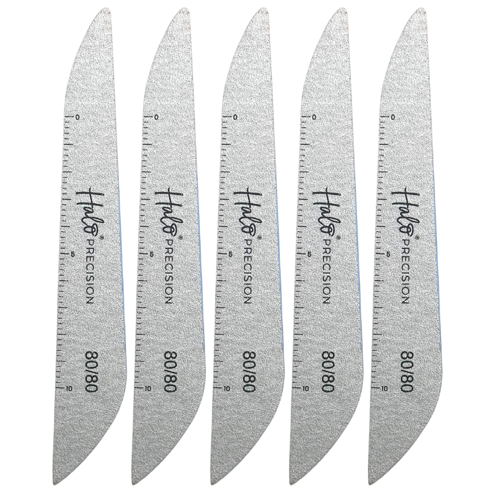 Halo Elite Precision Zebra Files 80/80 - 5 pack