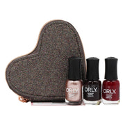 Sparkle Heart Purse Silver