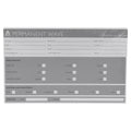 Record Cards For Perming 100 Pack