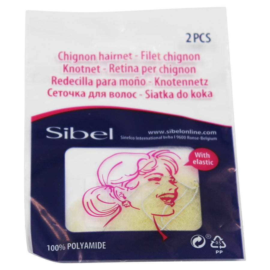 Bun Hair Net Blonde 2 Pack