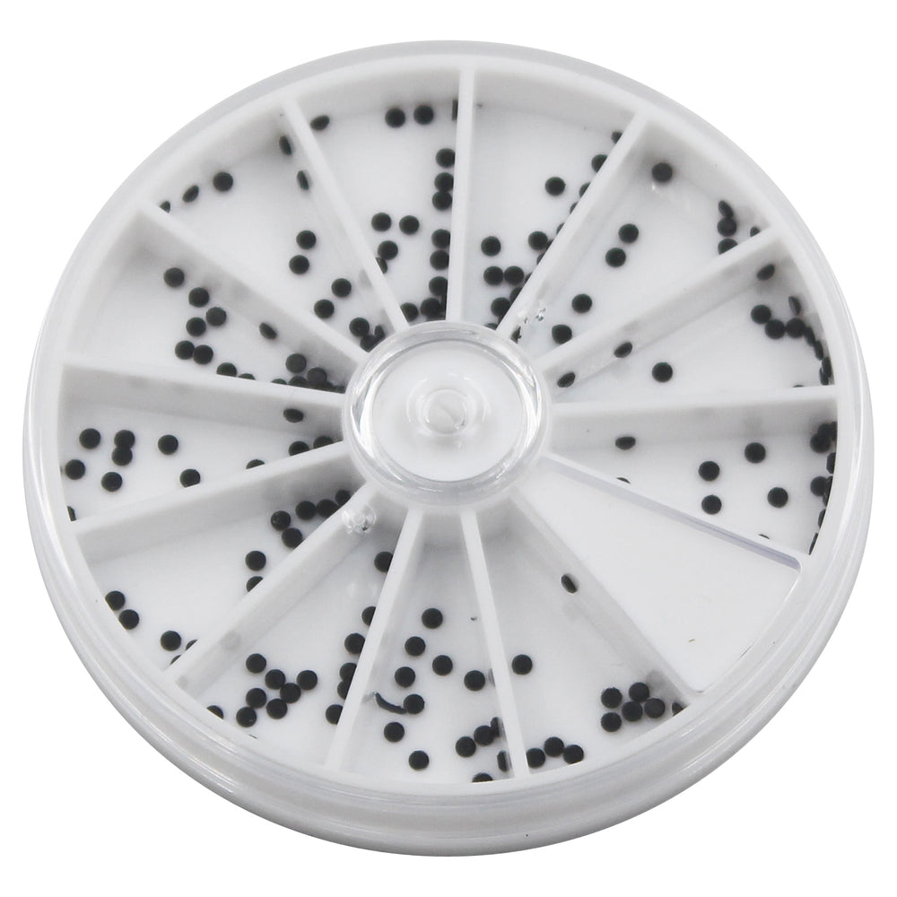 Rhinestones Round - Black
