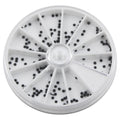 Rhinestones Round - Black