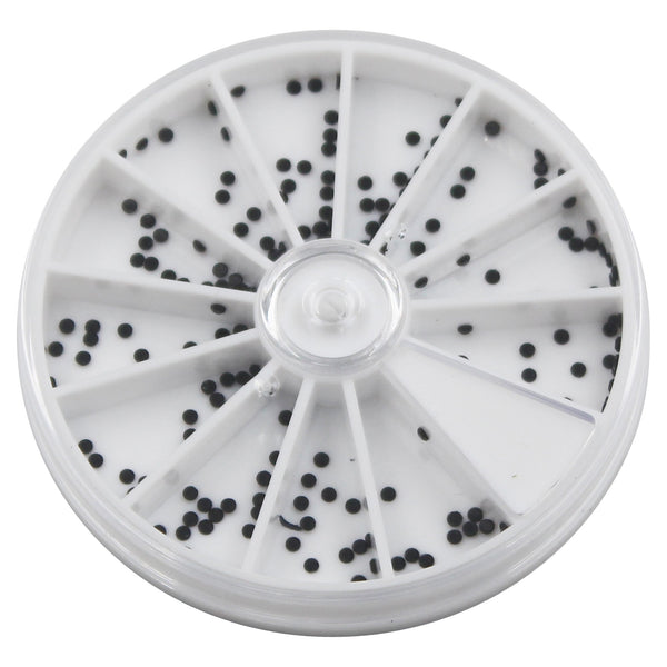 Rhinestones Round - Black