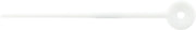 LJP Plastic Roller Pins Thick - 250 Pack