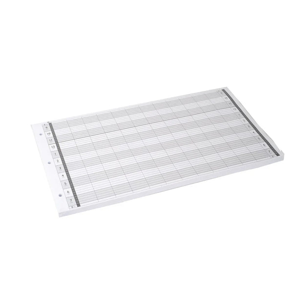 Loose Leaf Refill Pages 12 Assistant 3 Holes - 100pcs