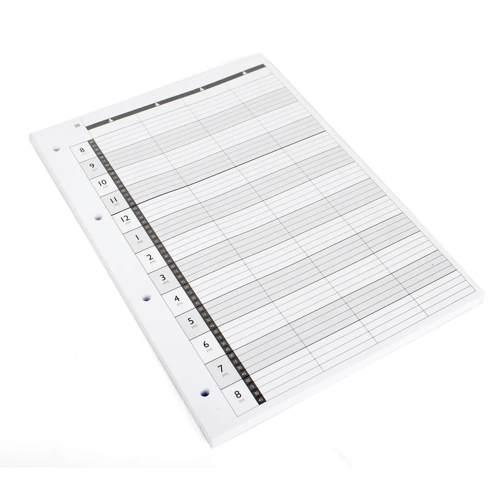 Loose Leaf Refill Pages 4 Assistant 4 Holes - 100pcs