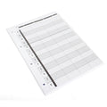 Loose Leaf Refill Pages 4 Assistant 4 Holes - 100pcs