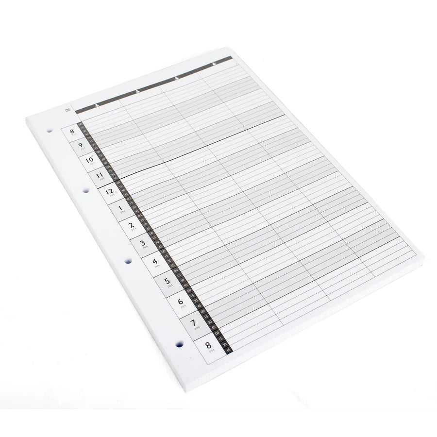 Loose Leaf Refill Pages 4 Assistant 4 Holes - 100pcs