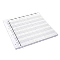 Loose Leaf Refill Pages 9 Assistant 4 Holes - 100pcs