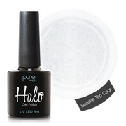 Halo Gel Polish Sparkle Top Coat 8ml (Non-Wipe)