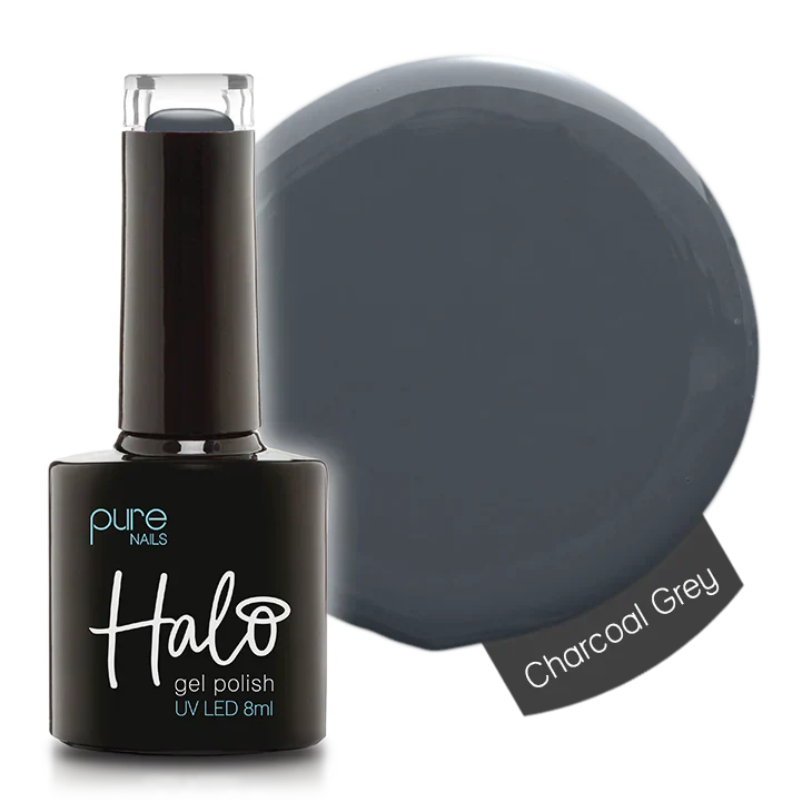 Gel Nail Polish Charcoal Grey 8ml