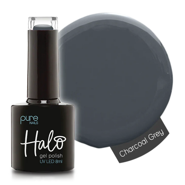Gel Nail Polish Charcoal Grey 8ml