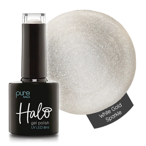 Gel Nail Polish White Gold 8ml