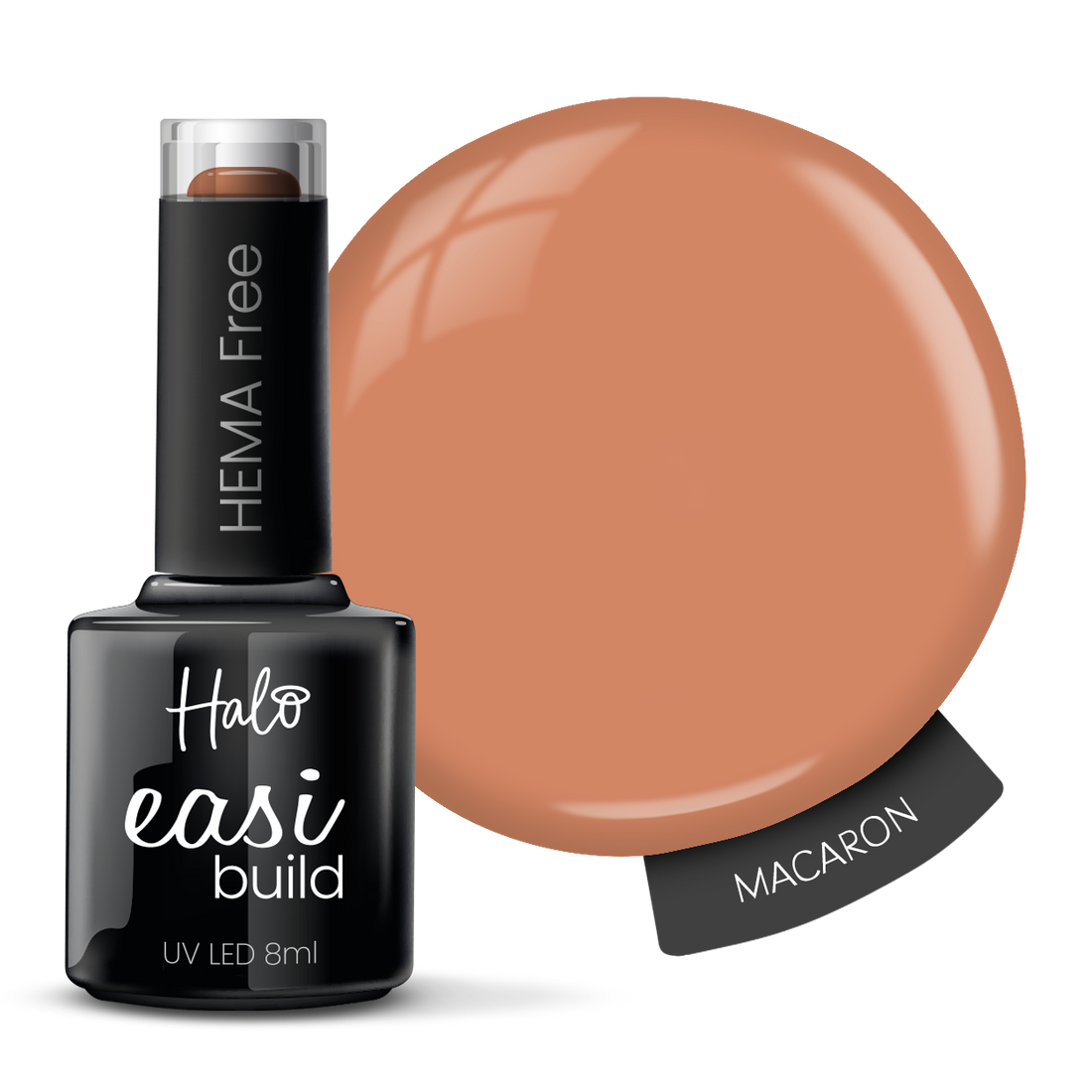 Halo EasiBuild Gel 8ml - Free Macaron