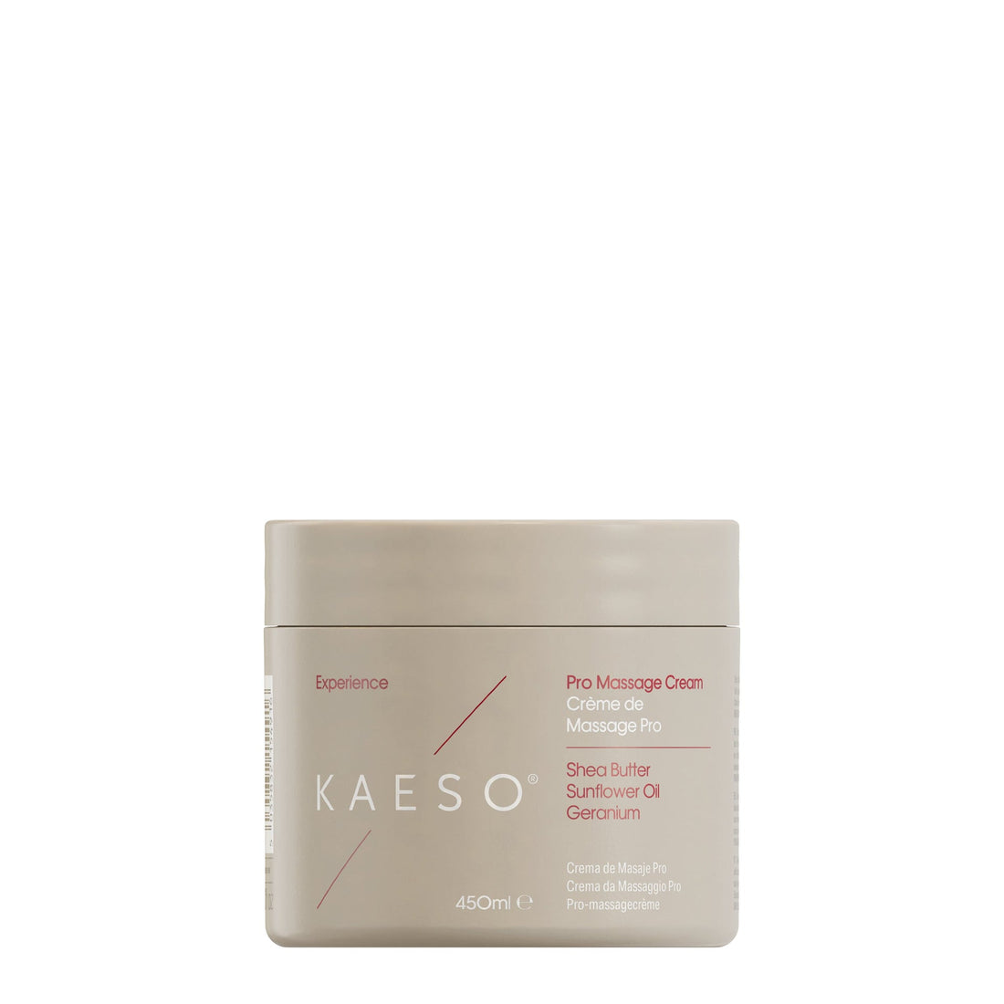 KAESO Experience Pro Facial Massage Cream 450ml