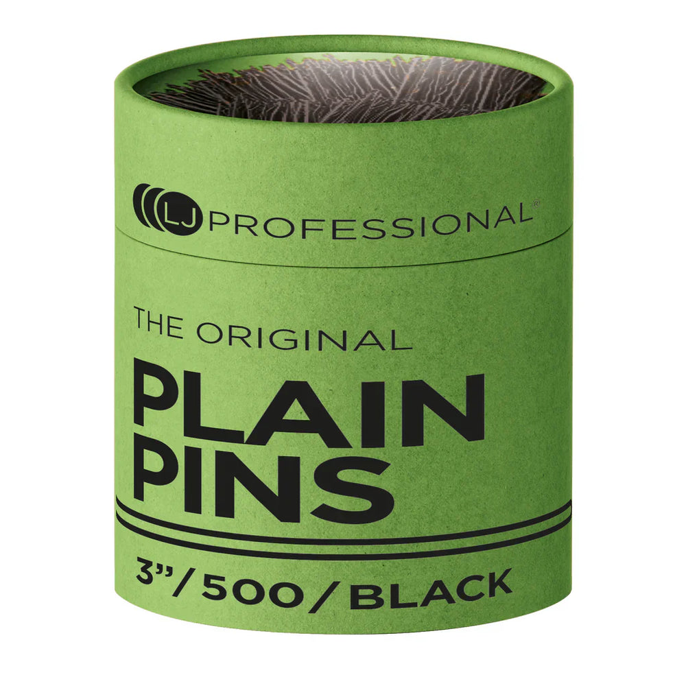 LJP 3" Hairpins Black Plain - 500 Pack