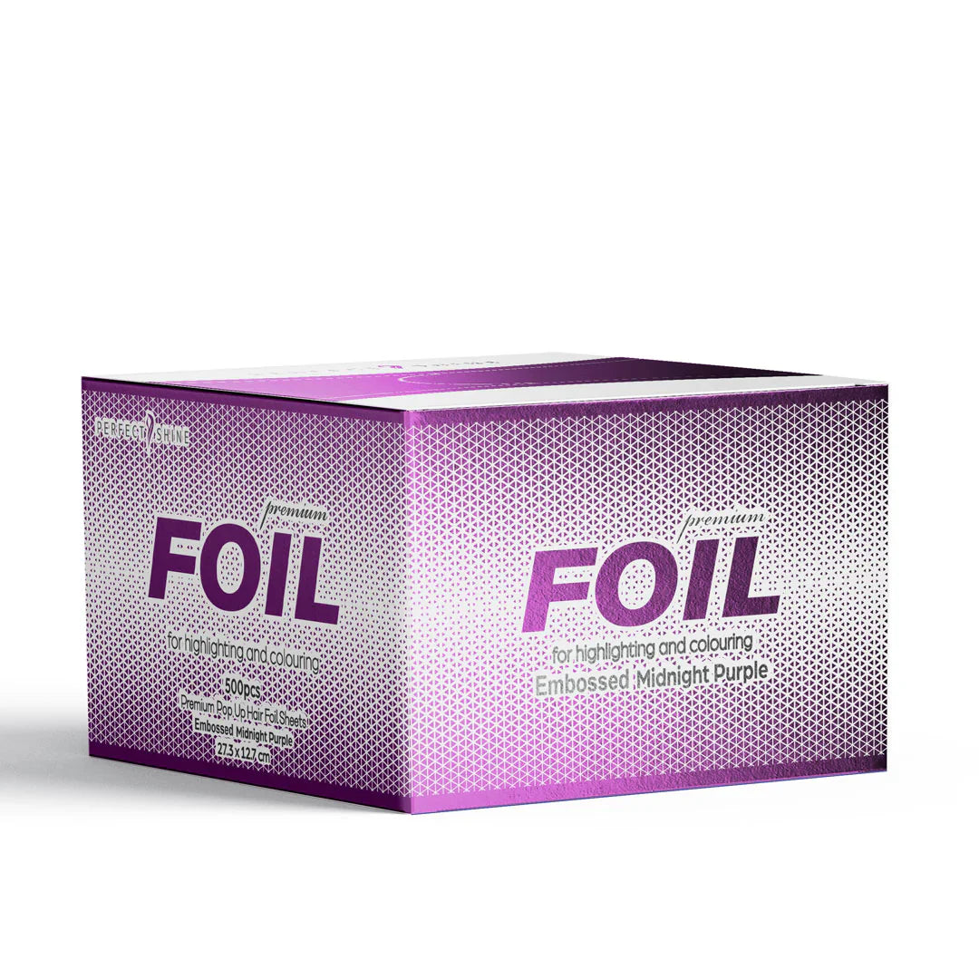 Perfect Shine Pop Up Embossed Midnight Purple 27.3x12.7cm 500 Sheets
