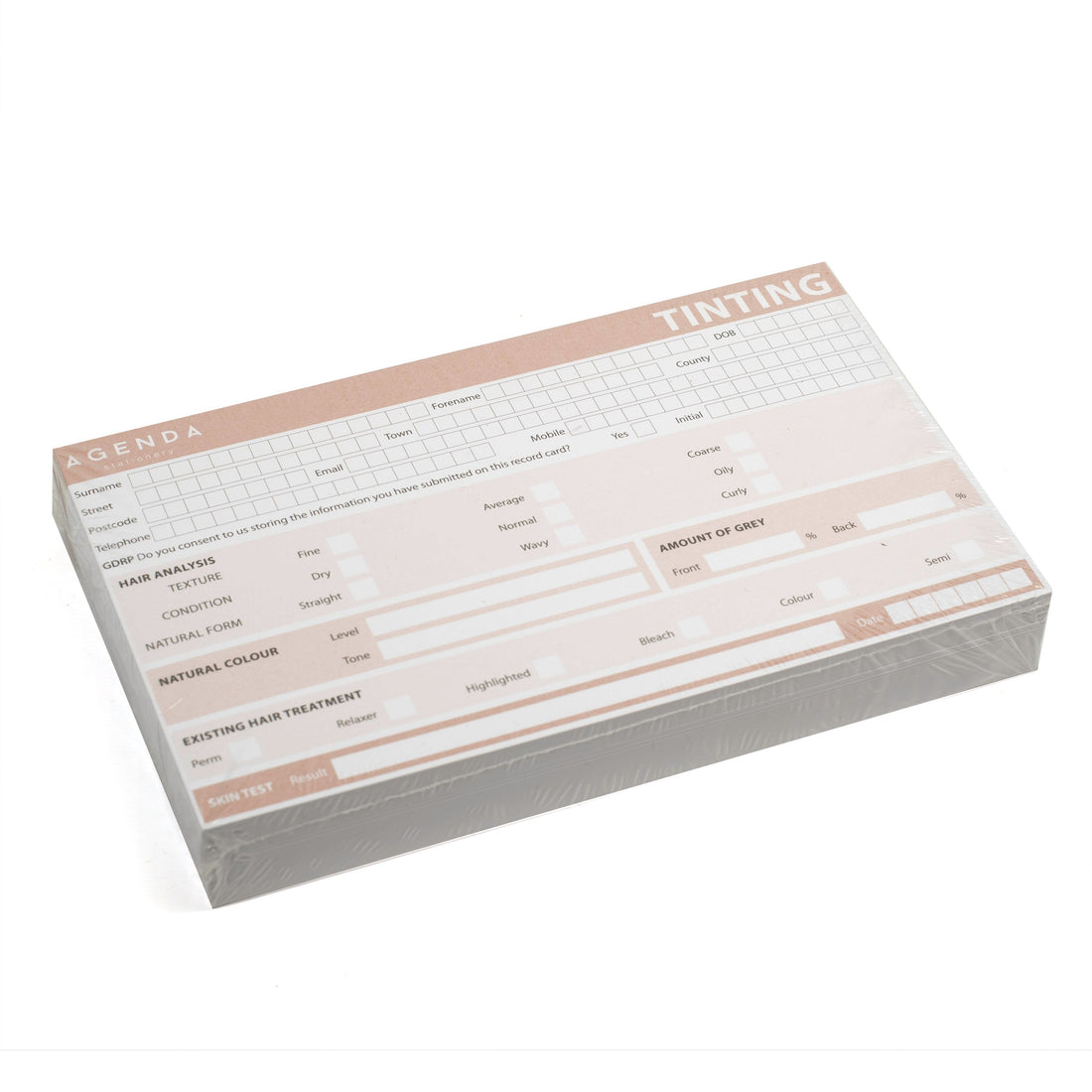 Record Cards For Tinting 100 Pack