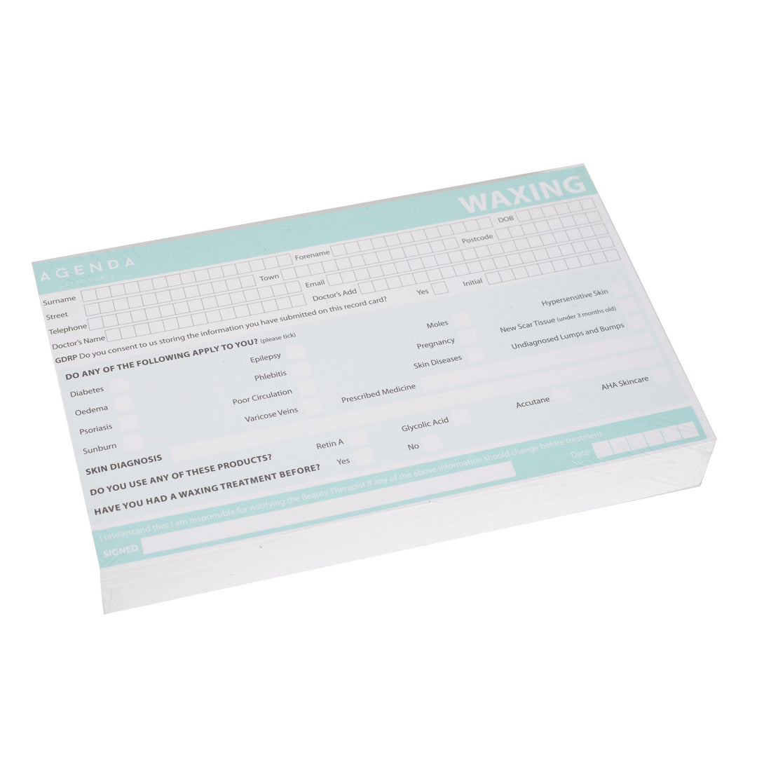 Record Cards For Waxing 100 Pack