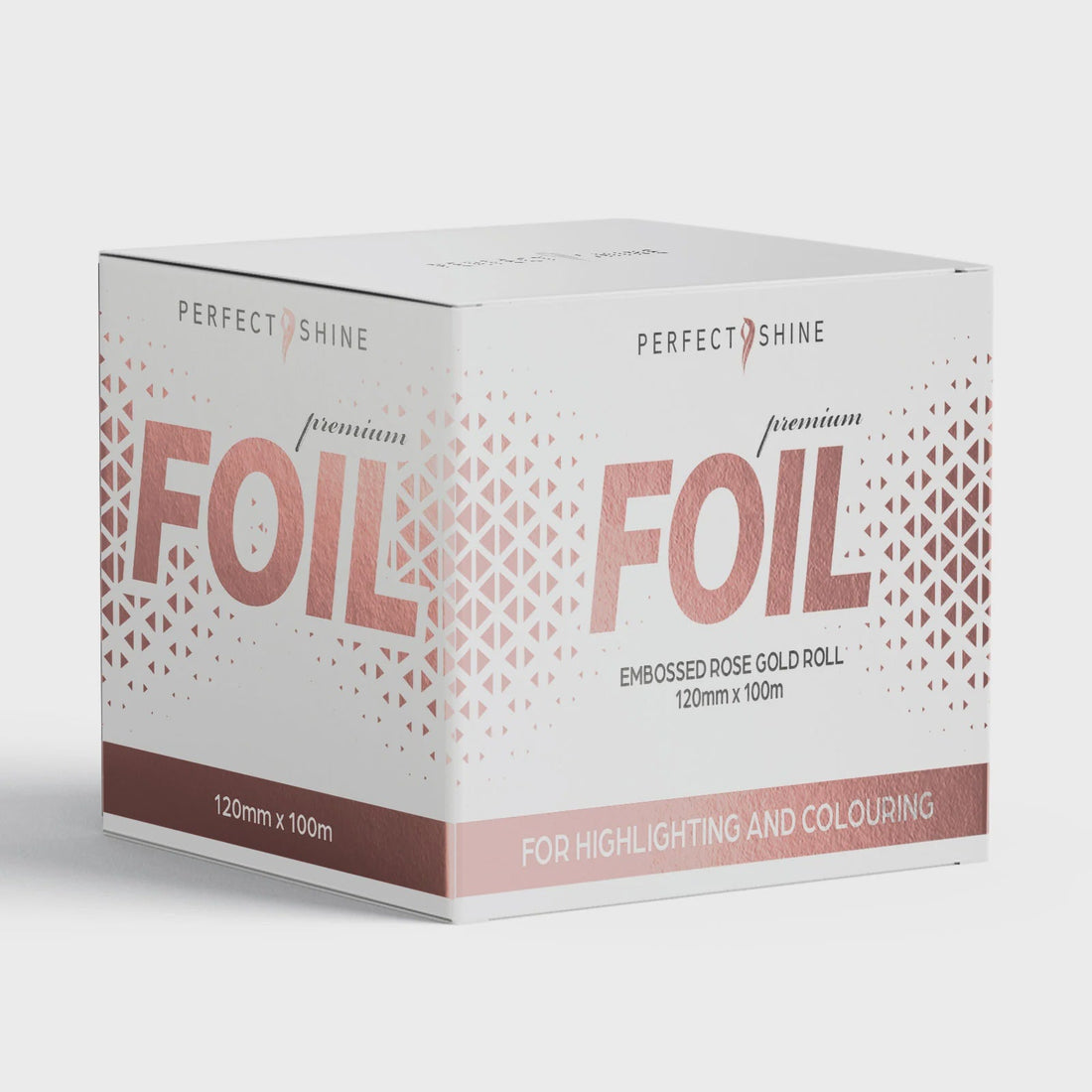 Perfect Shine Embossed Rose Gold Foil Roll 120mmx100m