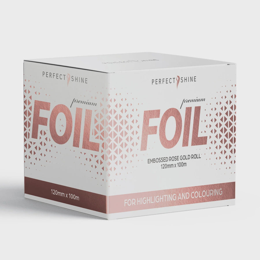 Perfect Shine Embossed Rose Gold Foil Roll 120mmx100m