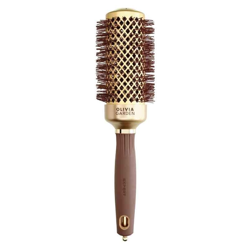 Olivia Garden - Expert - Blowout Shine - Wavy Bristles - Gold & Brown